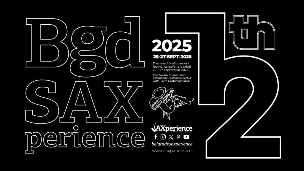 Vrhunski umetnici i bogat program na više lokacija u Beogradu - 12. Međunarodni festival saksofona Belgrade SAXperience 8 belgrade saxperience 2025