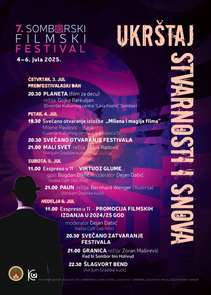 Sedmi Somborski filmski festival od 4. do 6. jula 8 somborski filmski festival 2025