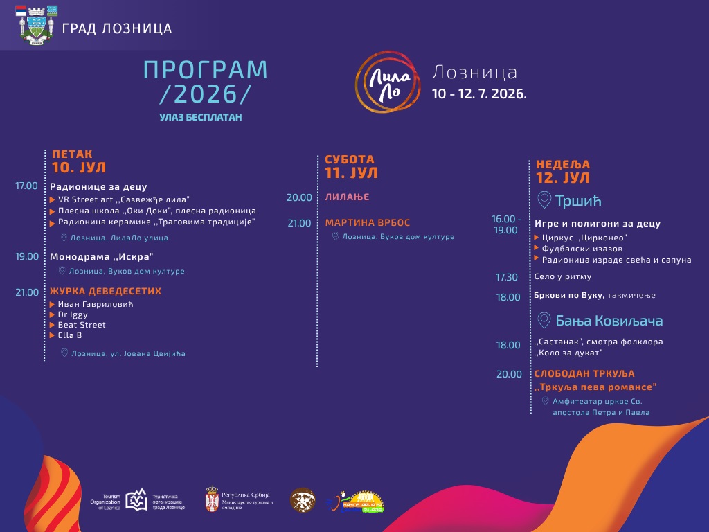 Lilalo 2026 program festivala